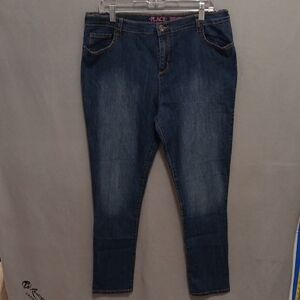 Place Blue Skinny Jeans Classic Denim Style Size 20 Stretch